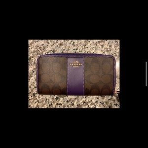 Brown coach wallet